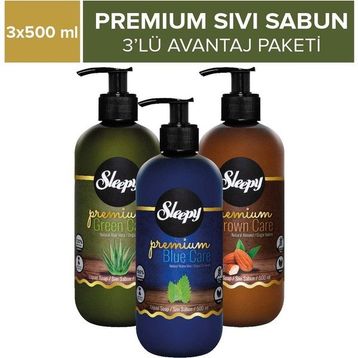Sleepy Premium 3'lü 3x500 ml Sıvı Sabun