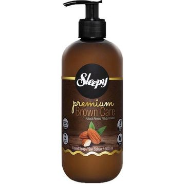 Sleepy Premium Brown Care Doğal Badem 500 ml Sıvı Sabun (3 adet)