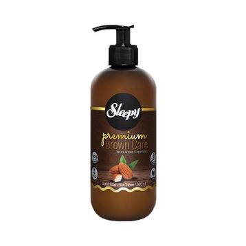 Sleepy Premium Brown Care Doğal Badem 500 ml Sıvı Sabun (3 adet)