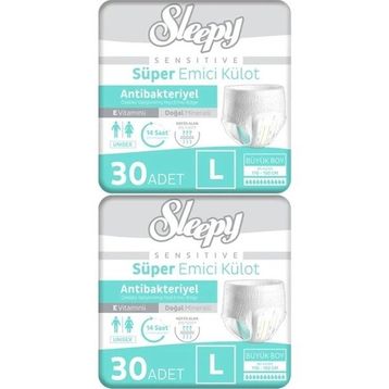 Sleepy Sensitive Large 60 Adet Emici Külot
