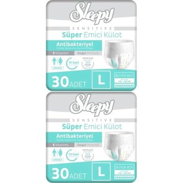 Sleepy Sensitive Large 60 Adet Emici Külot