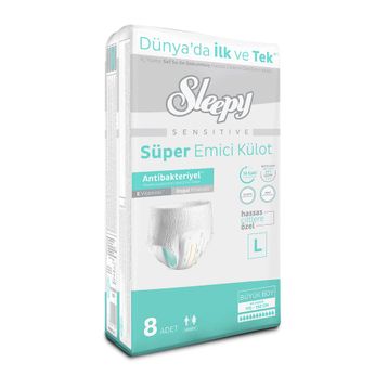 Sleepy Sensitive Large 8 Adet Emici Külot