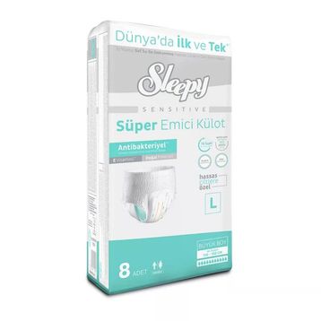 Sleepy Sensitive Large 8 Adet Emici Külot