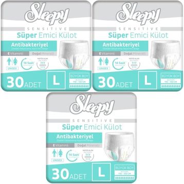 Sleepy Sensitive Large 90 Adet Emici Külot