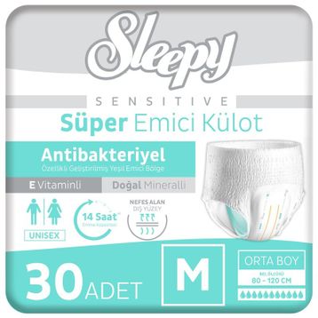 Sleepy Sensitive Medium 30 Adet Emici Külot