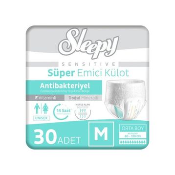 Sleepy Sensitive Medium 30 Adet Emici Külot