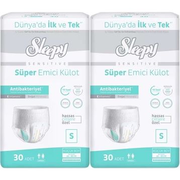 Sleepy Sensitive Small 60 Adet Emici Külot