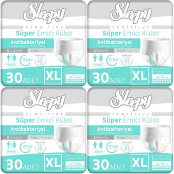 Sleepy Sensitive XLarge 120 Adet Emici Külot