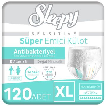 Sleepy Sensitive XLarge 4x30 Adet Emici Külot