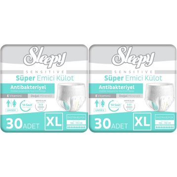 Sleepy Sensitive XLarge 60 Adet Emici Külot