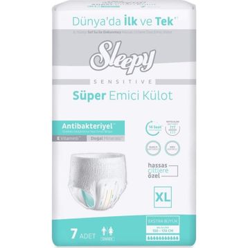 Sleepy Sensitive XLarge 7 Adet Emici Külot