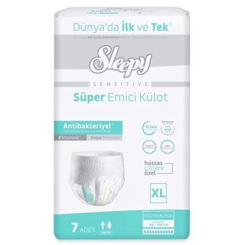 Sleepy Sensitive XLarge 7 Adet Emici Külot