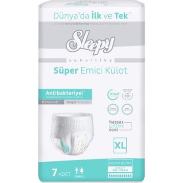 Sleepy Sensitive XLarge 7 Adet Emici Külot