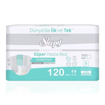 Sleepy Small Beden 120 Adet Belbantlı Hasta Bezi