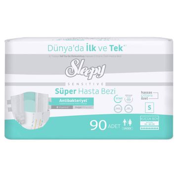 Sleepy Small Beden 90 Adet Belbantlı Hasta Bezi