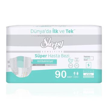 Sleepy Small Beden 90 Adet Belbantlı Hasta Bezi
