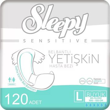 Sleepy Yetişkin 120 Adet Large Hasta Bezi