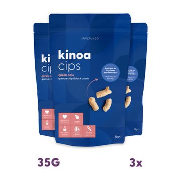 Slim Plus 35 gr Glutensiz Çörek Otlu Kinoa Cipsi