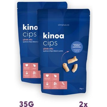 Slim Plus 35 gr Glutensiz Çörek Otlu Kinoa Cipsi
