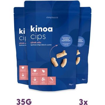 Slim Plus 35 gr Glutensiz Çörek Otlu Kinoa Cipsi