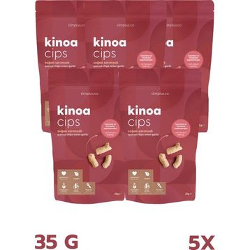 Slim Plus Soğan Sarımsaklı 35 gr Katkısız Glutensiz Vegan Kinoa Cipsi