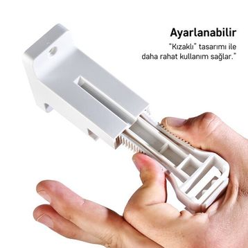 Slimflex Sx Ayarlı Duvar L Perde Ray