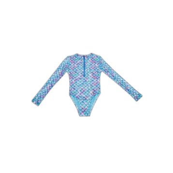 Slipstop SM2611001405 Miranda Long Sleeve Desenli Kız Çocuk Mayo