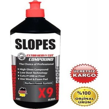Slopes X9 1 lt Agresif Çizik Giderici Pasta