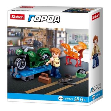 Sluban 45 Parça Town Retro Motor Lego