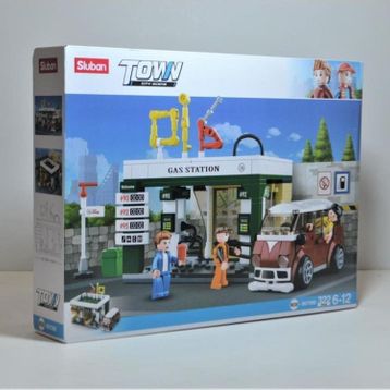 Sluban Town Benzin İstasyonu Oyun Seti
