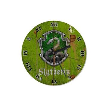 Slytherin Harry Potter Analog Duvar Saati