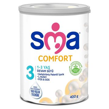 Sma Comfort 3 1-3 Yaş Metal Kutu 400 gr Devam Sütü