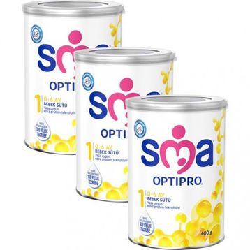 Sma Optipro 1 3x400 gr Bebek Devam Sütü
