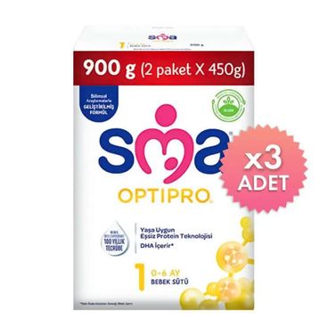 Sma Optipro 1 3x900 gr Devam Sütü