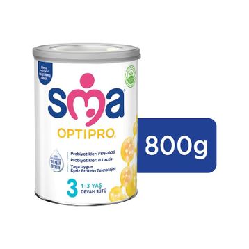 Sma Optipro 3 800 gr Devam Sütü + Biberon