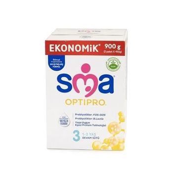 Sma Optipro 3 900 gr 1-3 Yaş Devam Sütü