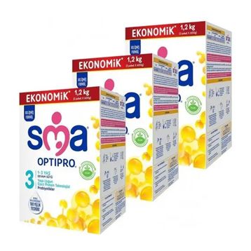 Sma Optipro Probiyotik 3 1 3 Yaş 3x1200 gr Devam Sütü