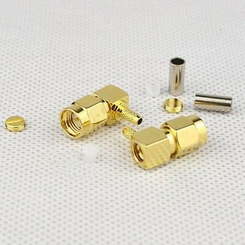 Sma RG174-RG316 Erkek RP Sıkmalı Konnektör