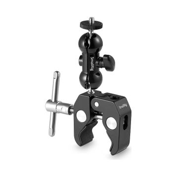 SmallRig 1138B Çift Bilyalı ve 1/4 inç Vidalı Süper Kelepçe