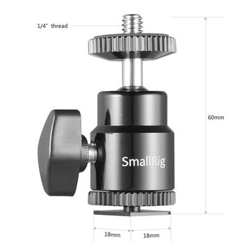 SmallRig 2059 Camera Hot Shoe Ball Head