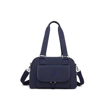 Smart Bags 1122 Buz Gri Krinkıl Kumaş Kadın Çantası