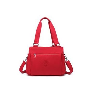 Smart Bags 1125 Kırmızı Krinkıl Kumaş Kadın Çantası