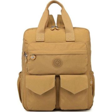 Smart Bags 1175 Taba Büyük Boy Krinkıl Kumaş Sırt Çantası