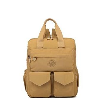 Smart Bags 1175 Taba Büyük Boy Krinkıl Kumaş Sırt Çantası