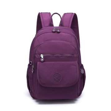 Smart Bags 1187 Mor Orta Boy Krinkıl Kadın Sırt Çantası