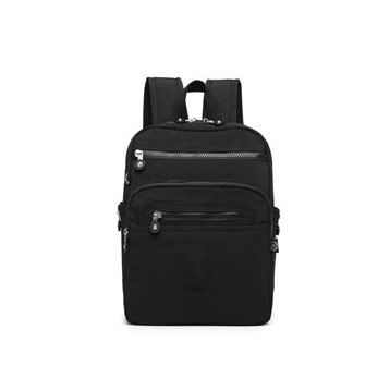Smart Bags 1207 Siyah Orta Boy Krinkıl Kadın Sırt Çantası
