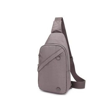 Smart Bags 1239 Gri Krinkıl Kumaş Bodybag Kadın Çantası