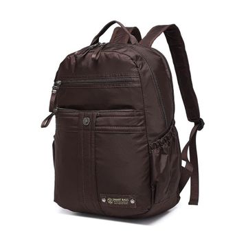 Smart Bags 8718 Kahve Büyük Boy Okul Boyu Unisex Sırt Çantası