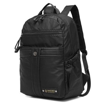 Smart Bags 8718 Siyah Büyük Boy Okul Boyu Unisex Sırt Çantası