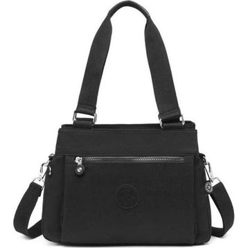 Smart Bags SMB1125 Krinkıl Siyah Kadın Omuz Çantası